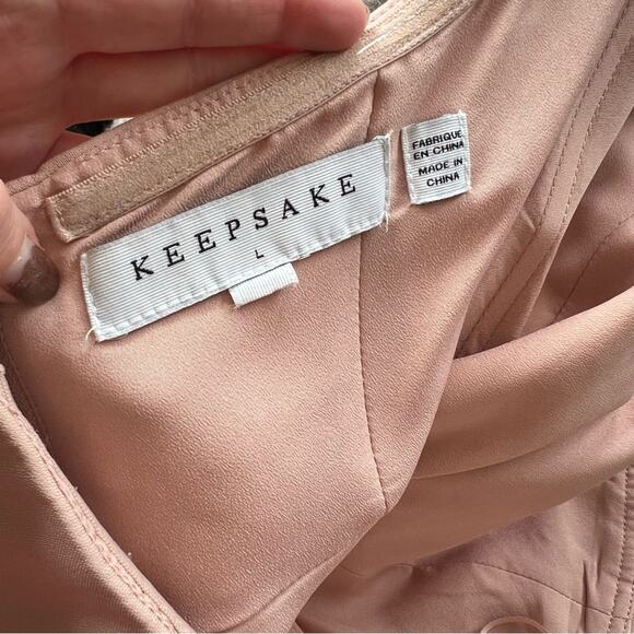 Keepsake Visionary Strapless Wide Leg Asymmetric Jumpsuit - Picture 6 of 9